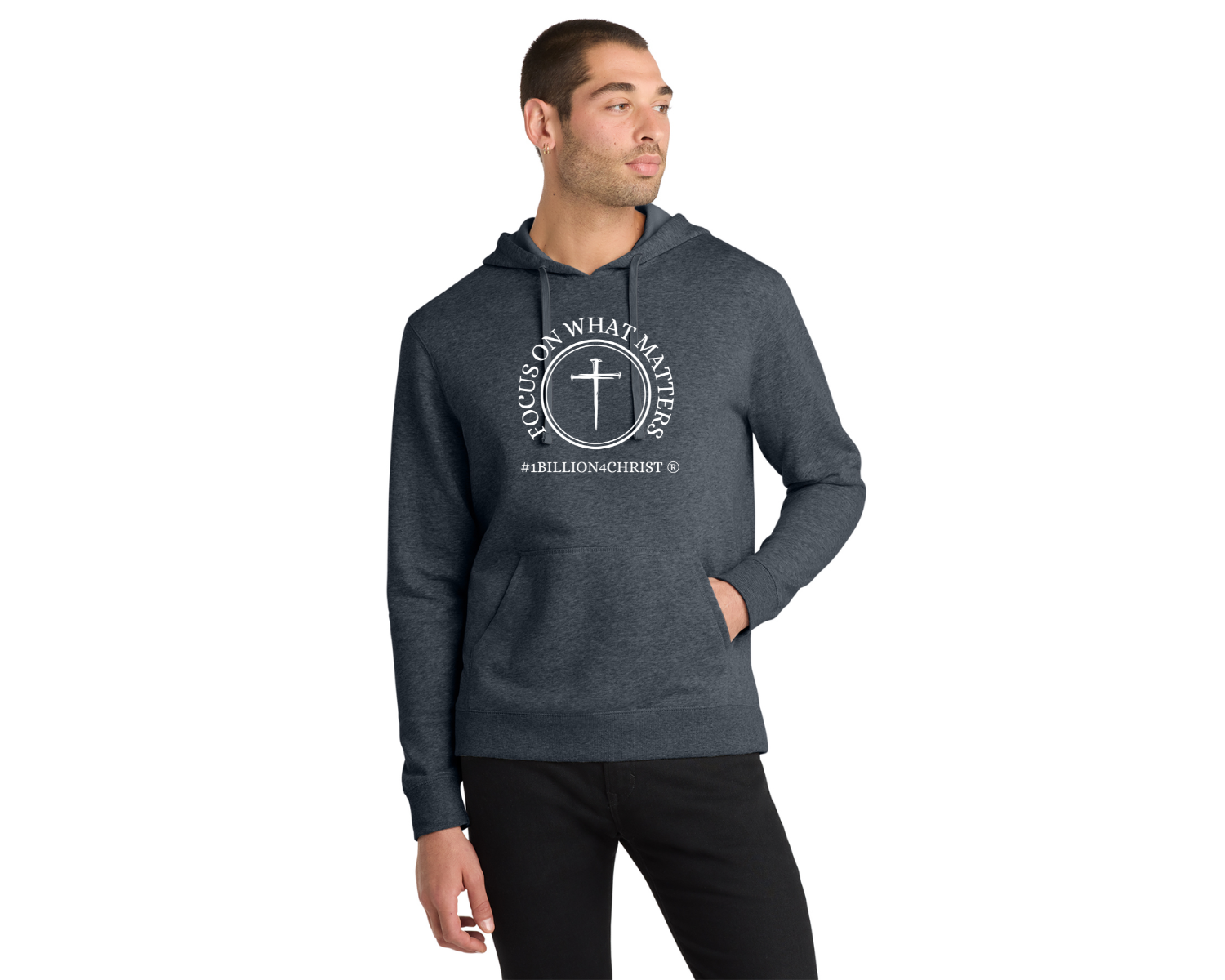 Focus on What Matters Lightweight Hoodie