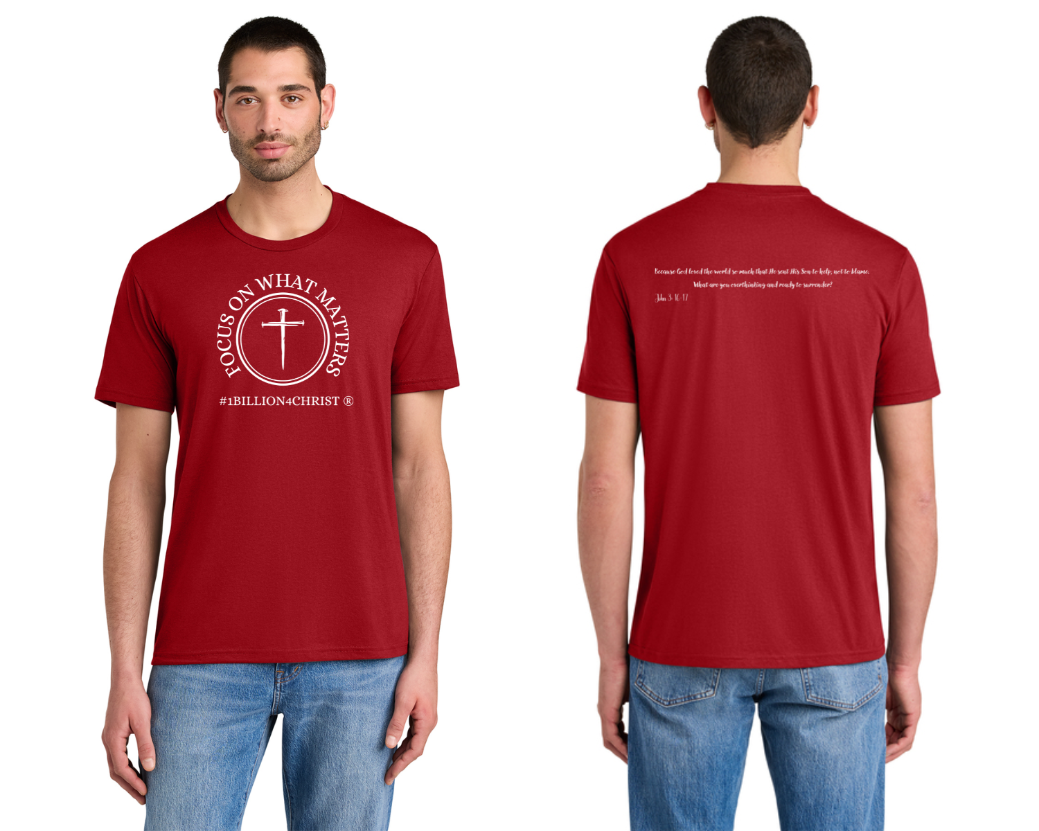 John 3: 16-17 Unisex Triblend Tee